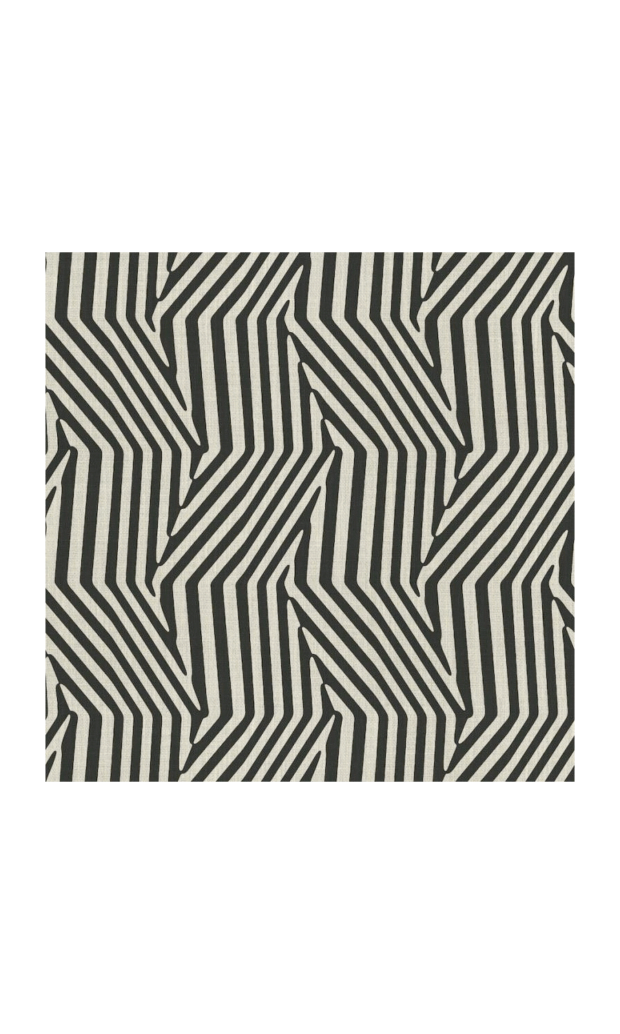 Geo Print Curtains (Black/ Ivory) Extra Long Short Wide
