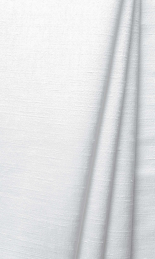 White Silk Custom Curtains
