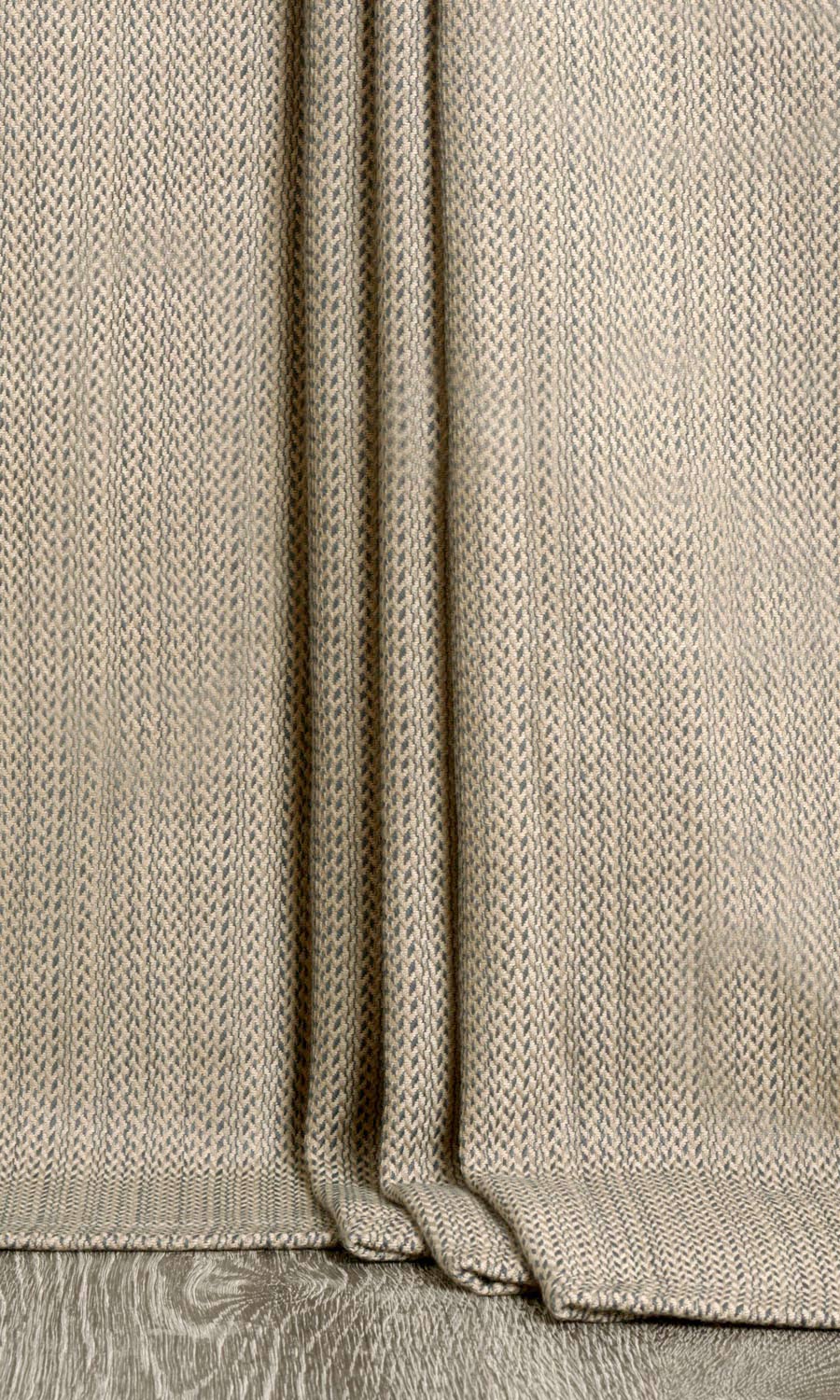 Cotton Home Textile Fabric Material By the Metre (Blue/ Beige)