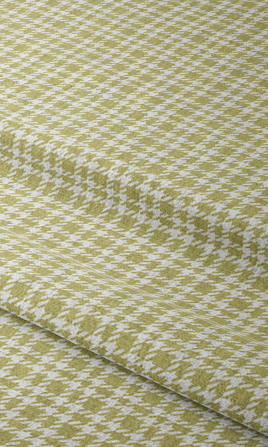 Checkered Pinch Pleat, Rod Pocket, Eyelet Curtains (Chartreuse Green/ White)