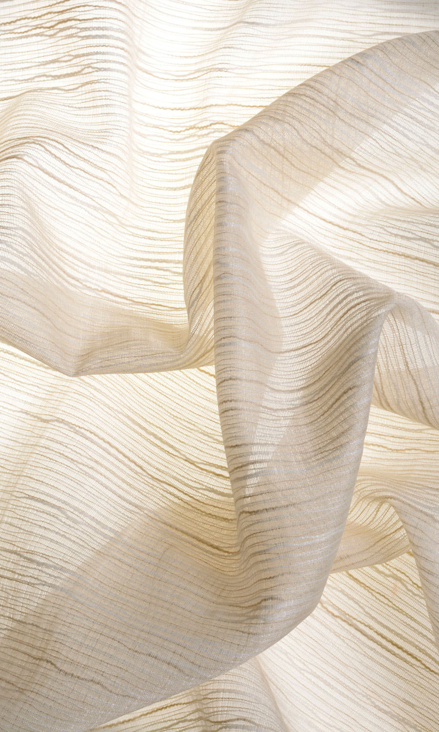 Sheer Curtains (Warm Ivory) Extra Long Short Wide