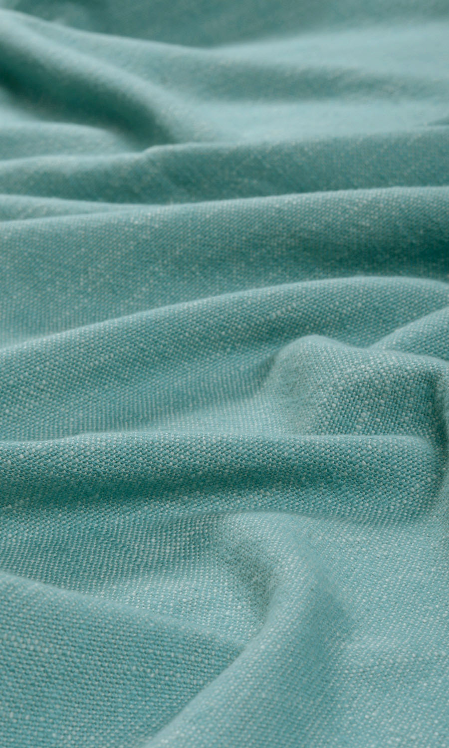 Plain Cotton Made-to-Measure Curtains (Blue)
