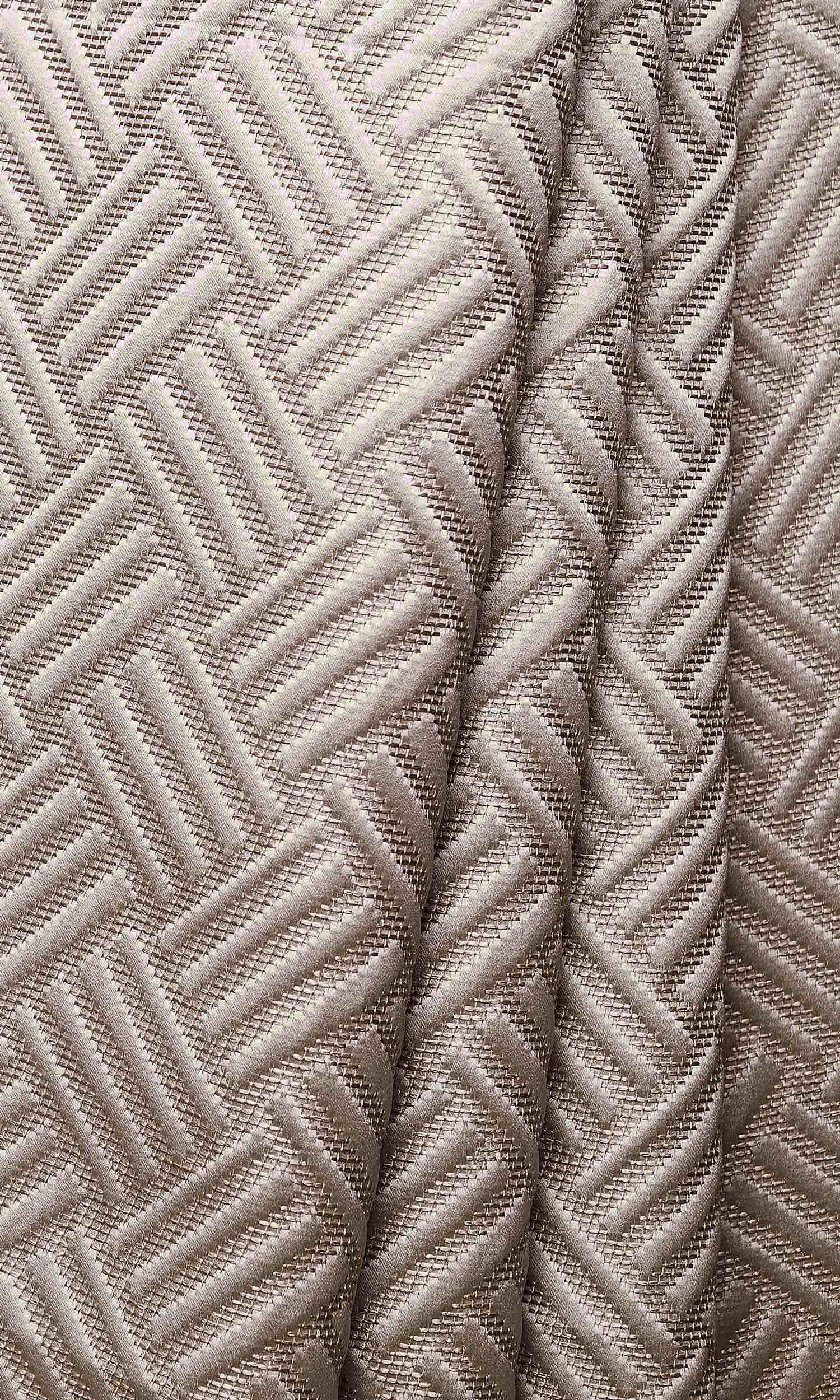Silk Blend Curtains (Caramel/ Beige)