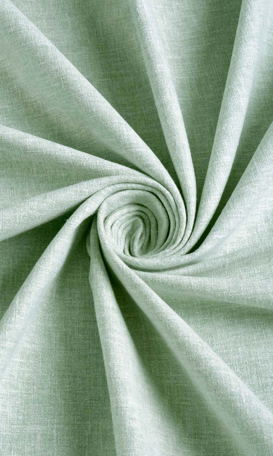 Poly-Cotton Blend Drapery for Living, Bedroom, Kitchen, Bathroom (Mint Blue/ Green)