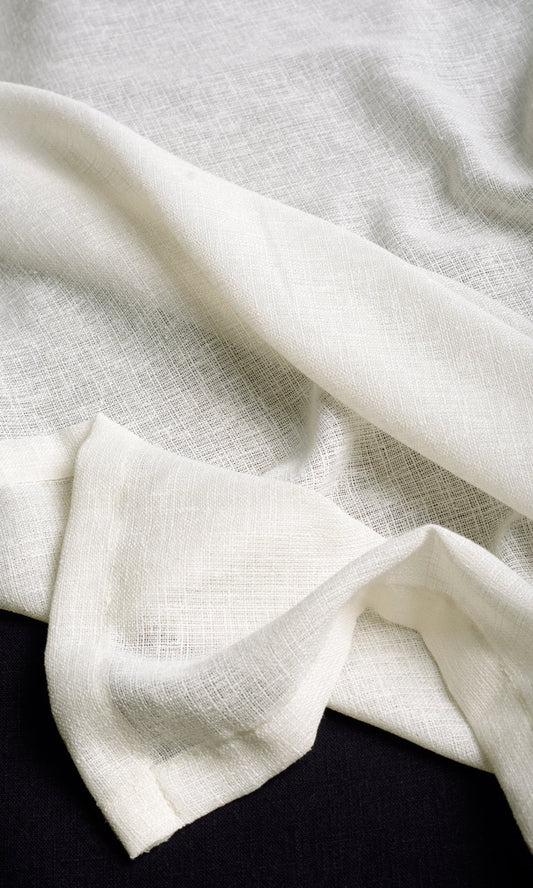 Sheer Custom Curtains & Drapes (White)