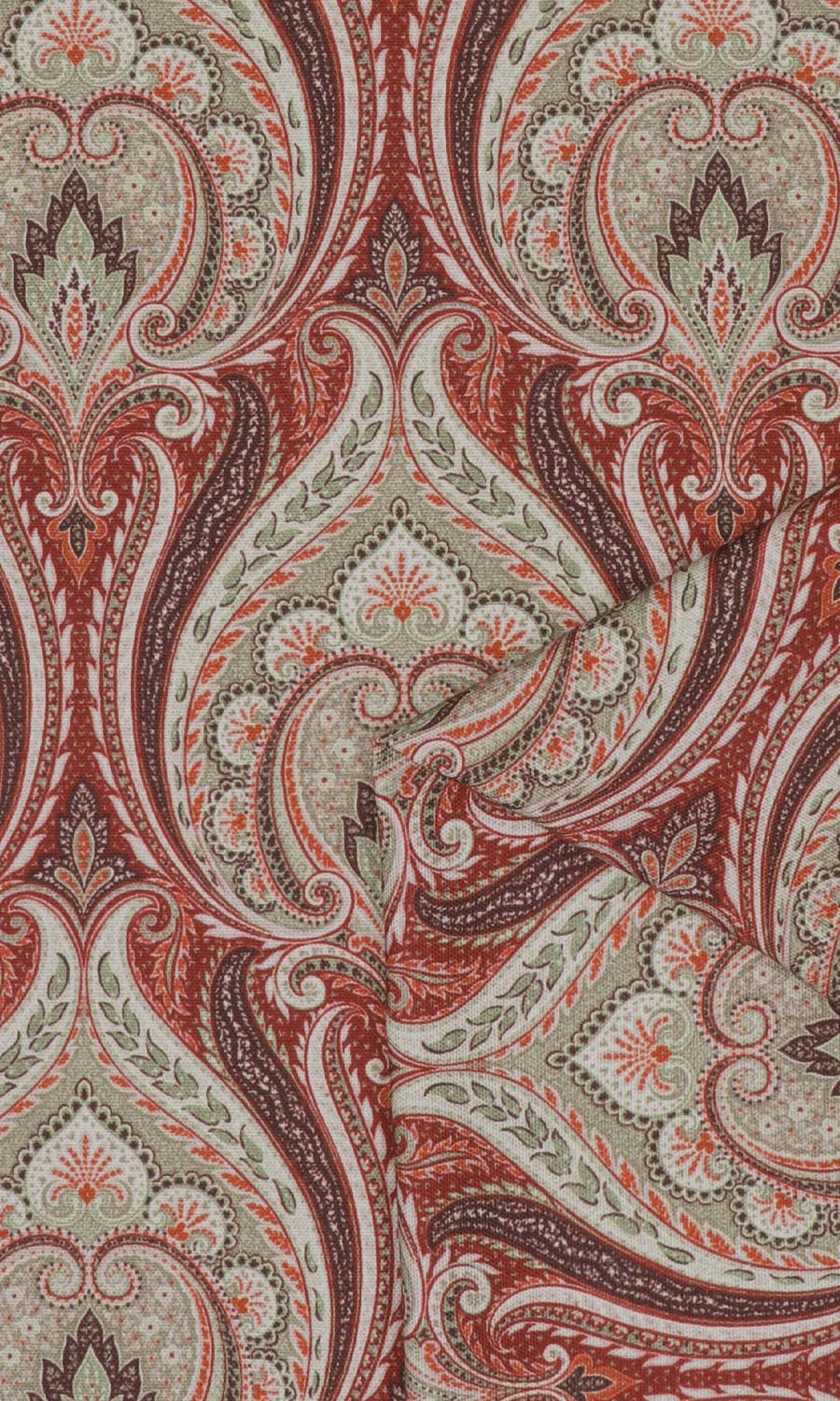 Patterned / Printed / Damask / Floral / Paisley Window Treatments Fabric Sample