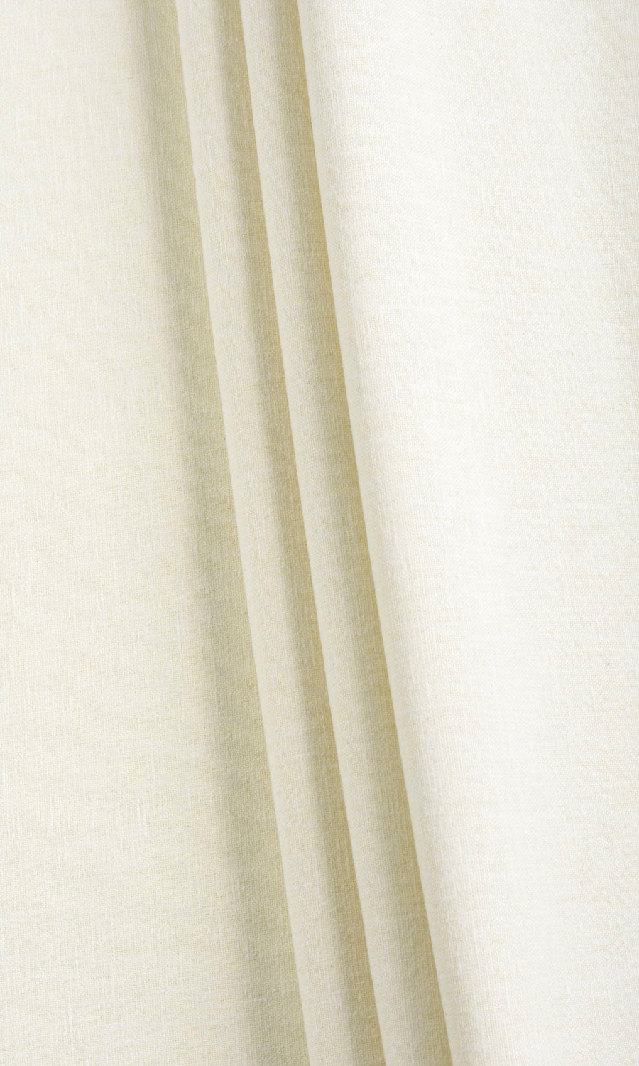 Linen Texture Fabric Material By the Metre (Ivory)