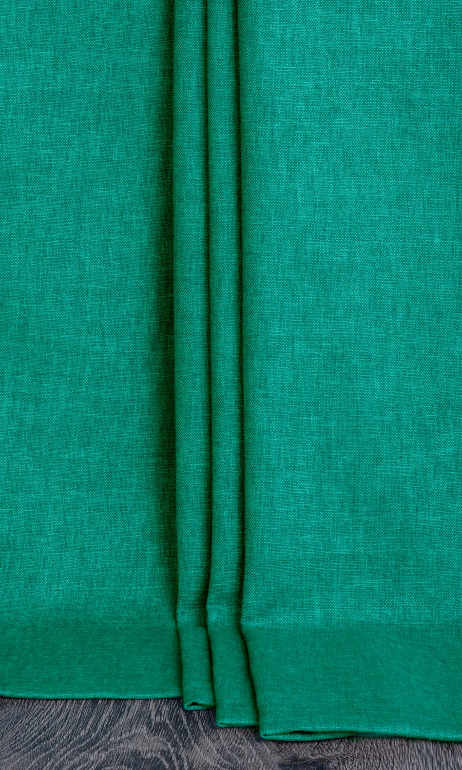 Green Print Free Fabric Material Sample (Turquoise Green)