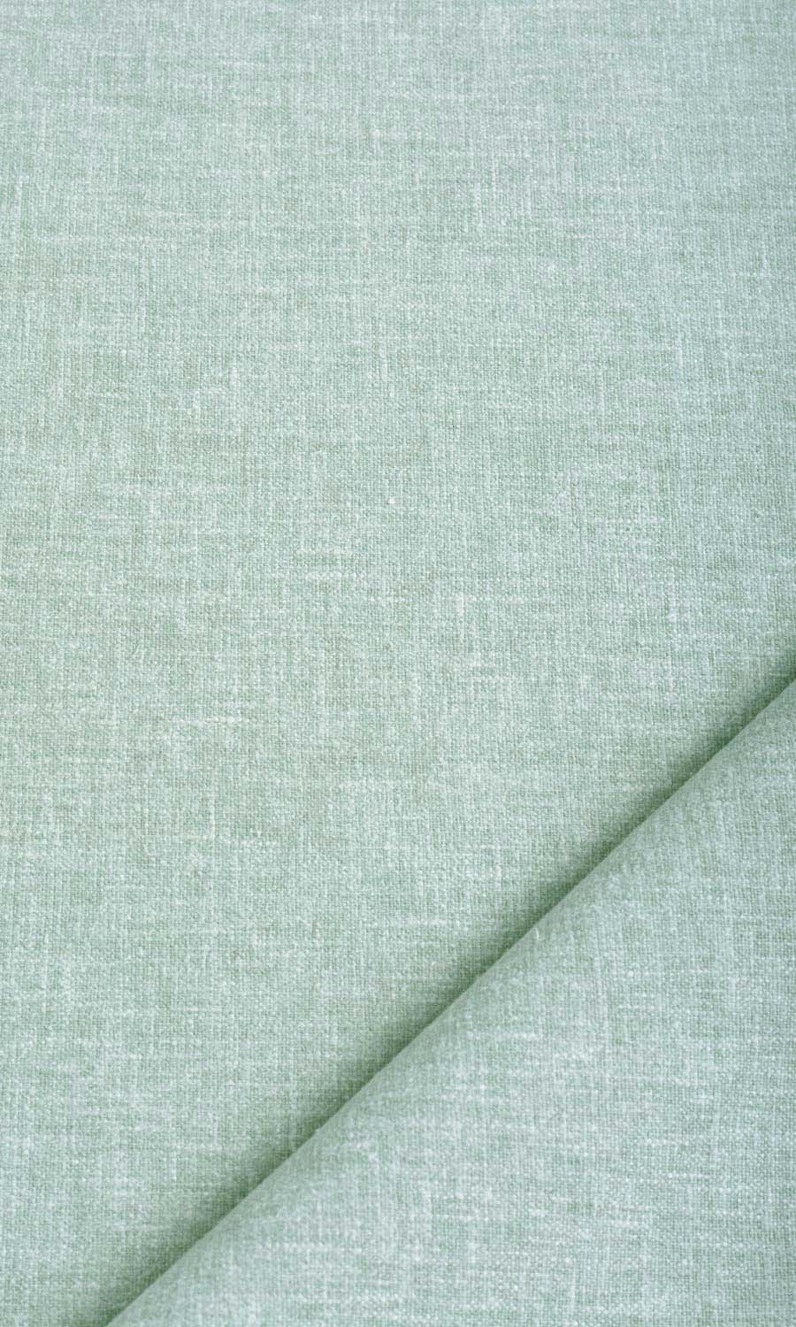 Poly-Cotton Blend Pinch Pleat, Rod Pocket, Eyelet Curtains (Mint Blue/ Green)