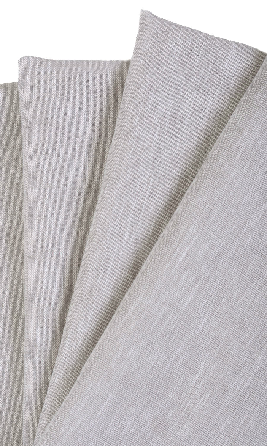 Linen Sheer Fabric Sample for Curtains & Drapes (Ash Gray/ Abalone Gray)
