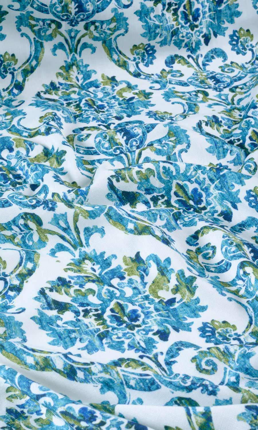 Damask / Patterned / Printed / Floral / Paisley Window Treatments Fabric Sample