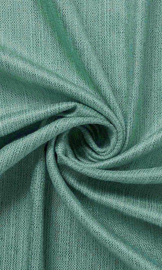Sea Green Custom Curtains