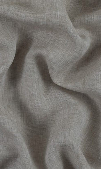 Linen Home Décor Fabric By the Metre (Black/ Grey)