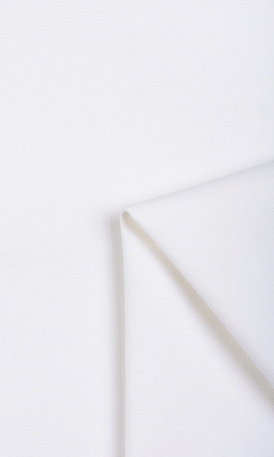 Solid Textured Fabric Material By the Metre (White)