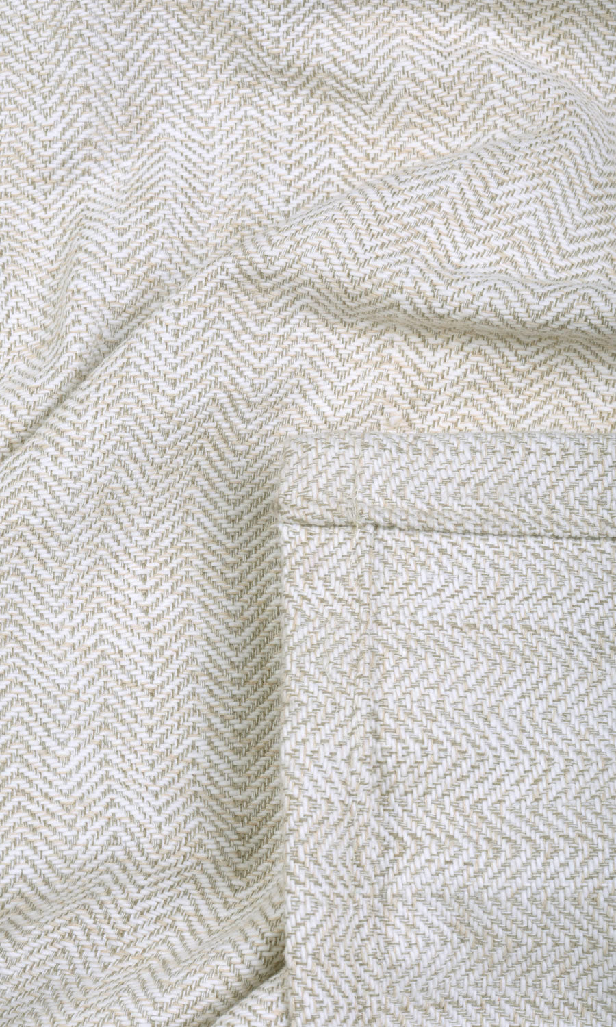 Cotton Fabric Material By the Metre (Cream)