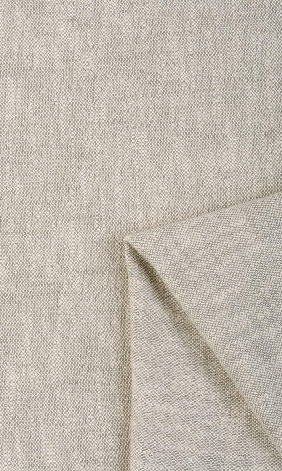 Plain Cotton Fabric By the Metre for Curtains & Drapes (Grey/ Beige)