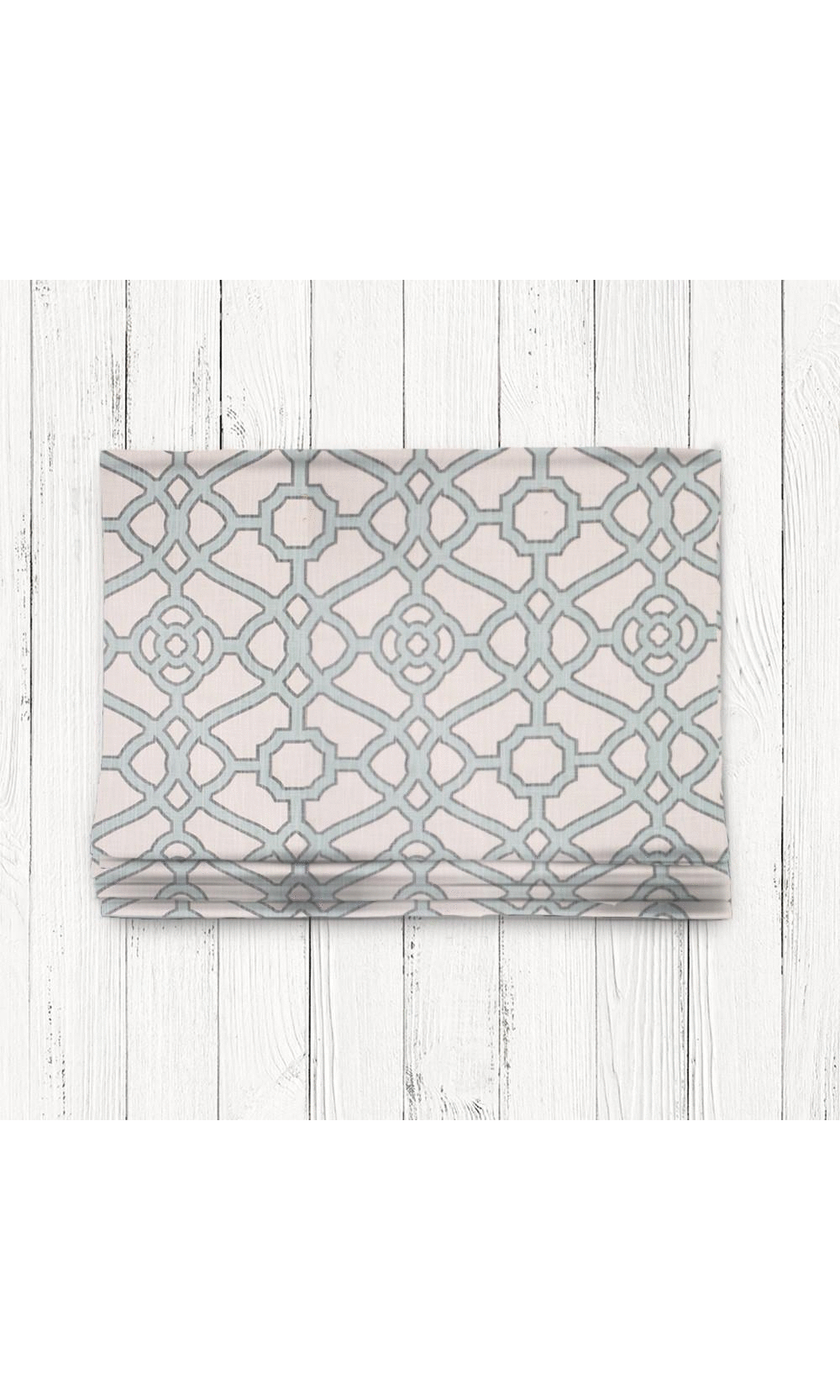 Made to measure faux roman shade valance