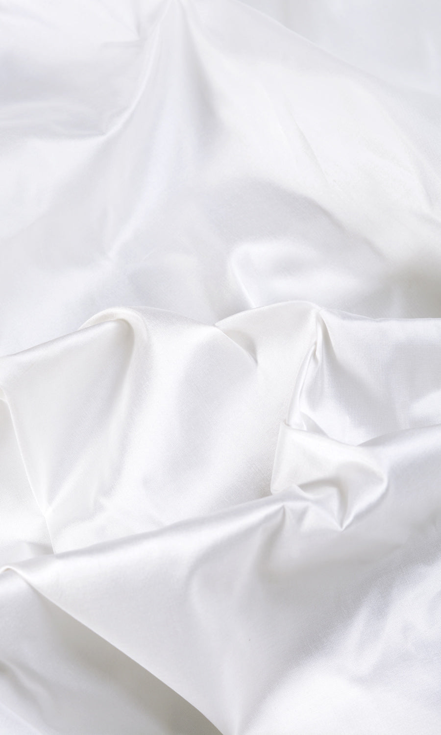 Shantung Silk Made-to-Measure Curtains (White)