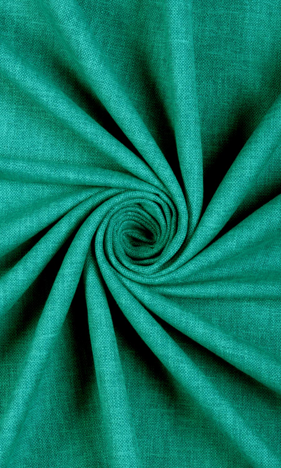 Green Print Home Décor Fabric Sample (Turquoise Green)