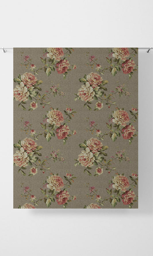Floral Pattern Print Drapes