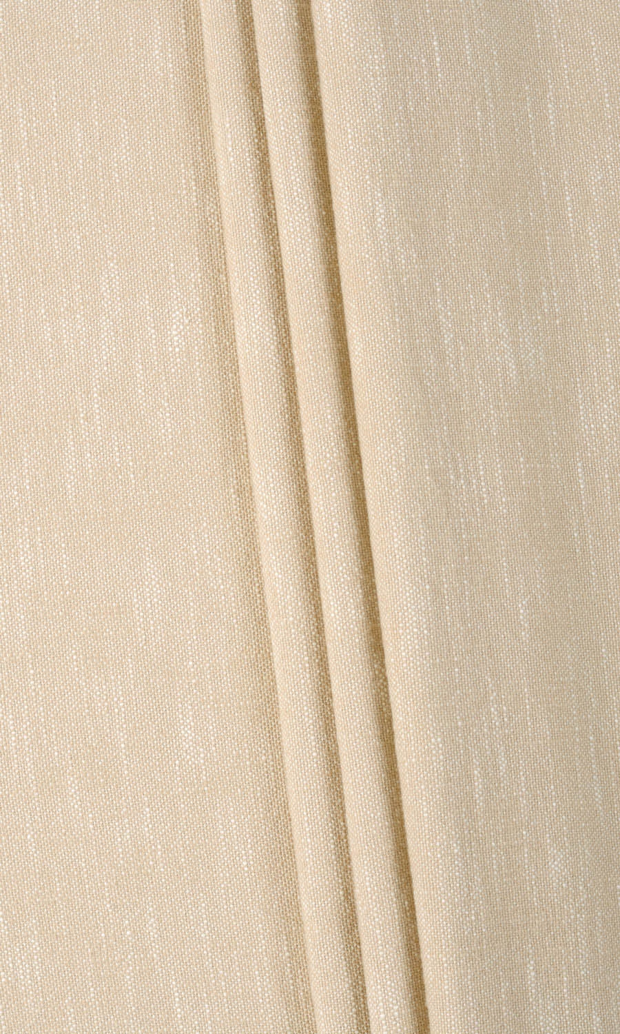 Plain Cotton Pinch Pleat, Rod Pocket, Eyelet Curtains (Beige)