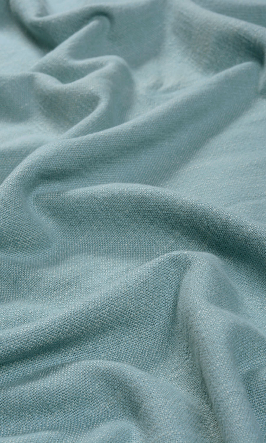 Plain Cotton Fabric By the Metre for Curtains & Drapes (Blue)