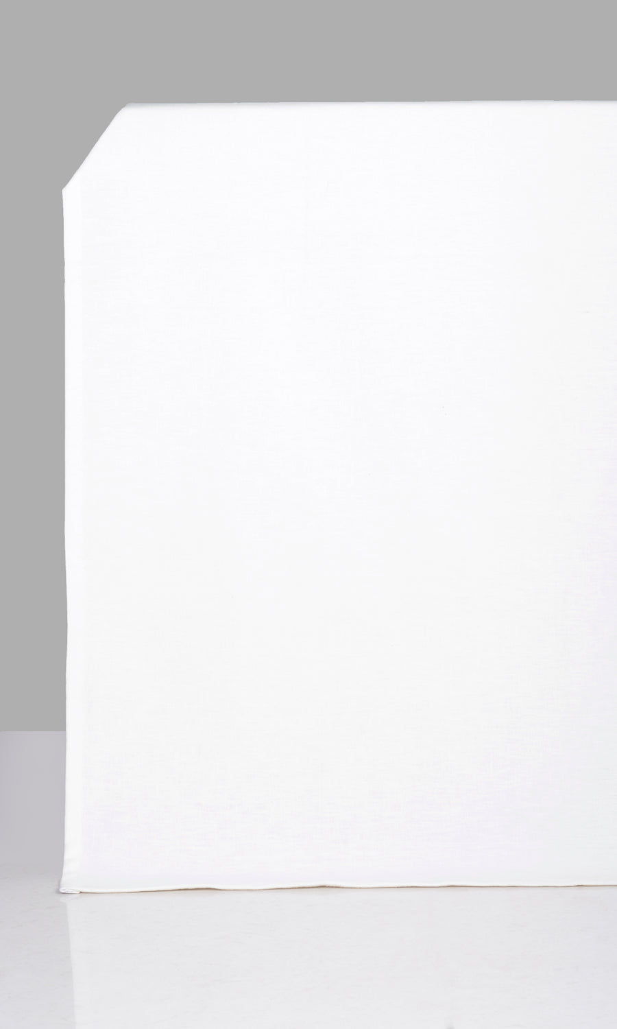 Poly-Cotton Blend Fabric Material By the Metre (White)
