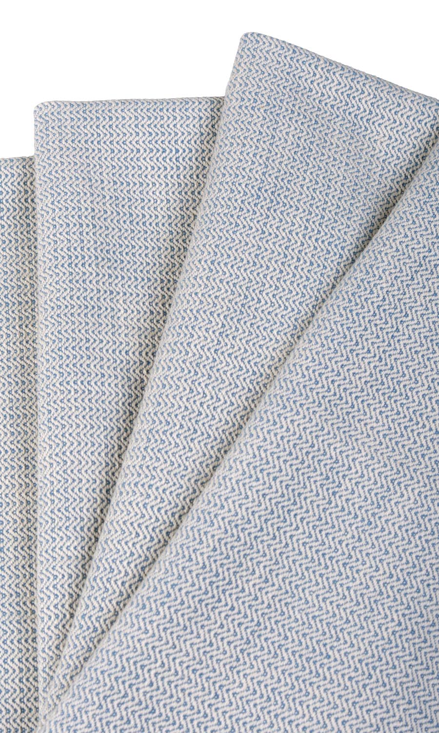 Textured  Fabric By the Metre for Curtains & Drapes (Blue)