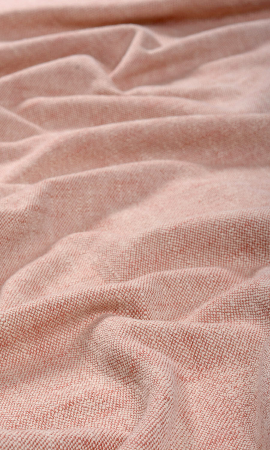 Plain Cotton Any Size Style Curtains (Coral Red)