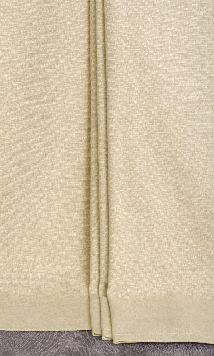 Linen Blend Home Textile Fabric Material Sample (Beige)