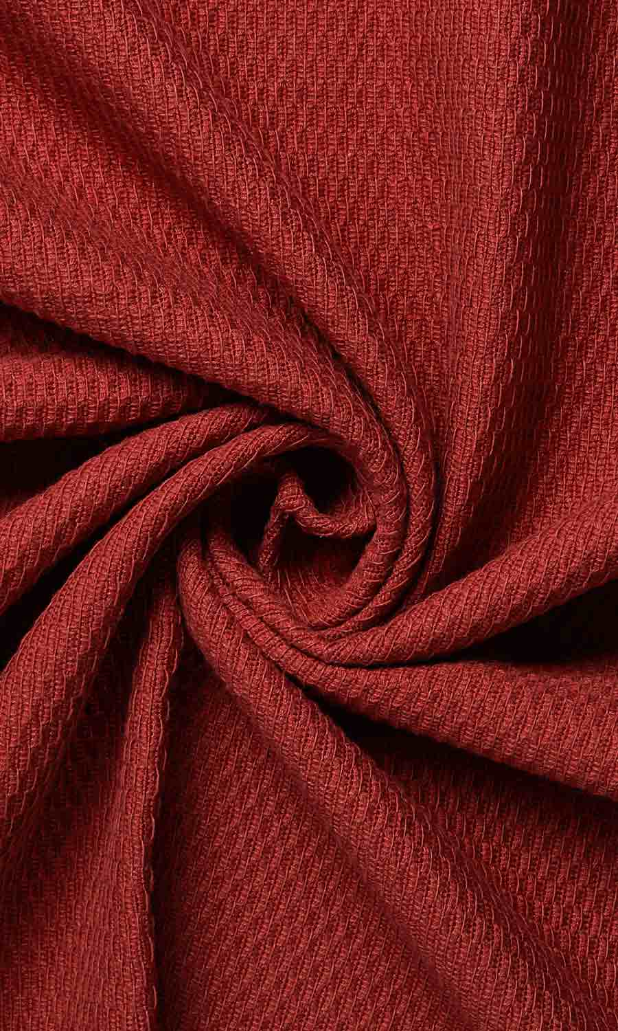 Cotton Home Textile Fabric Material By the Metre (Red/ Orange)
