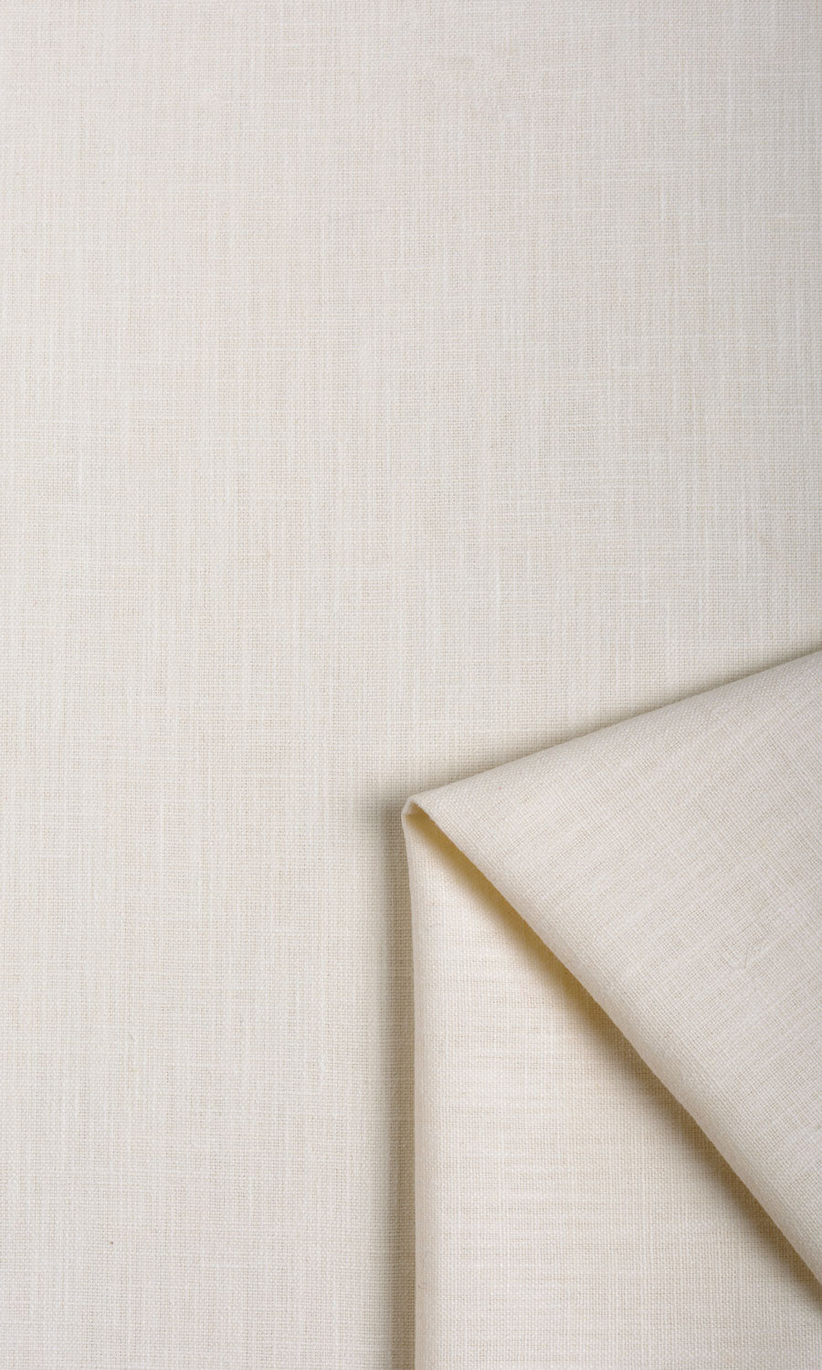 Poly-Cotton Home Textile Fabric Material By the Metre (Cream/ White)