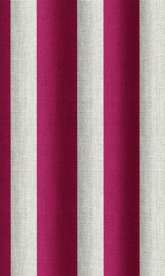 Pink Striped Curtains For Bedroom