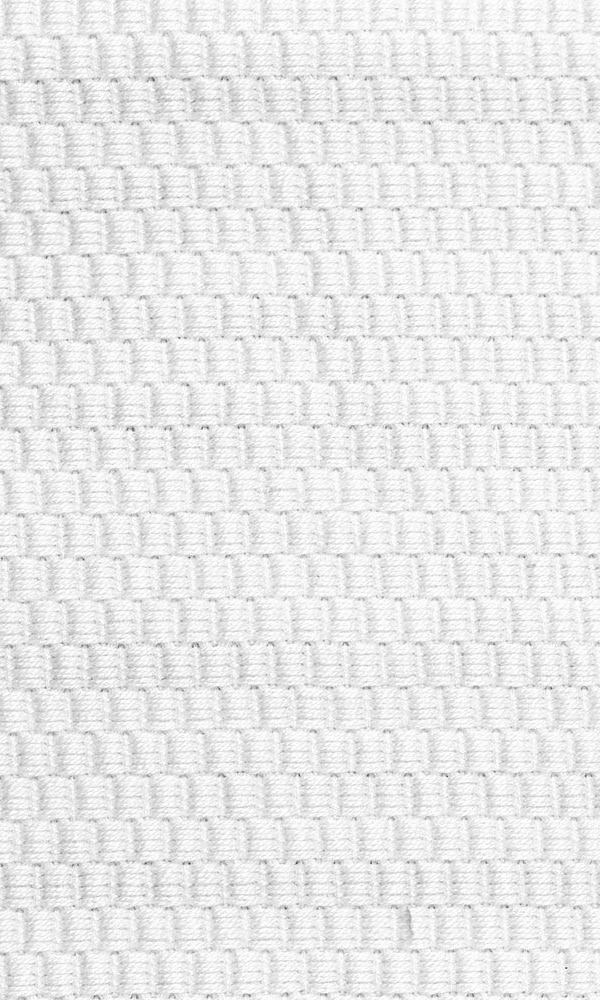 Cotton Home Textile Fabric Material By the Metre (White/ Ivory)