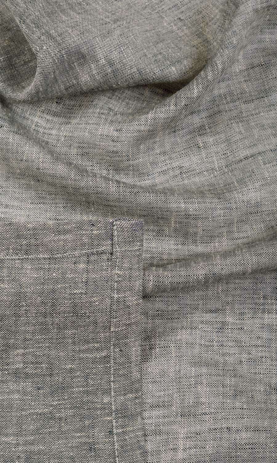 Sheer Linen Home Décor Fabric By the Metre (Grey)