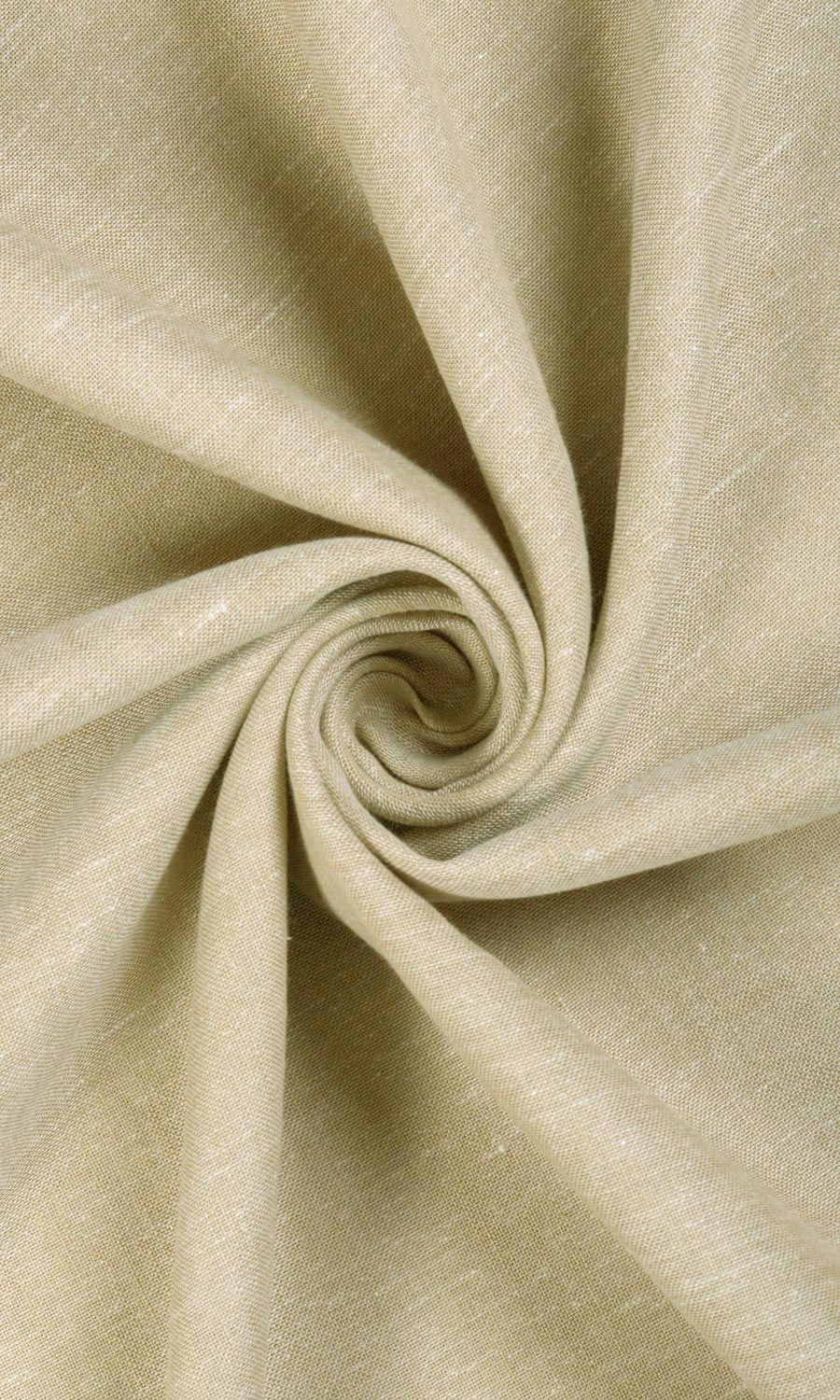 Linen Sheer Fabric Material By the Metre (Brown)