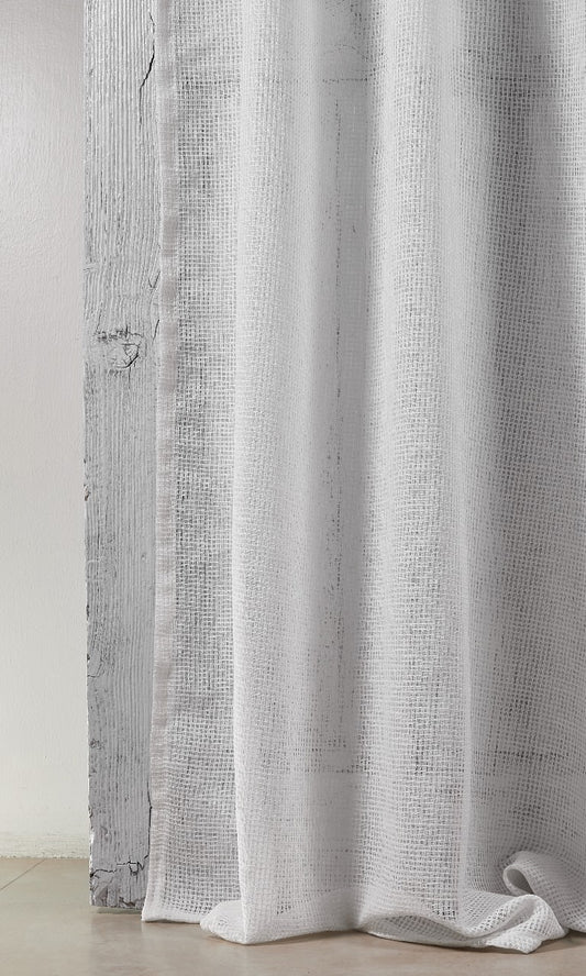 Sheer Curtain Panels (White)
