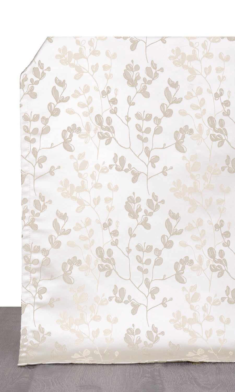 Floral Window Treatments Fabric By the Metre (Cream/ Beige)