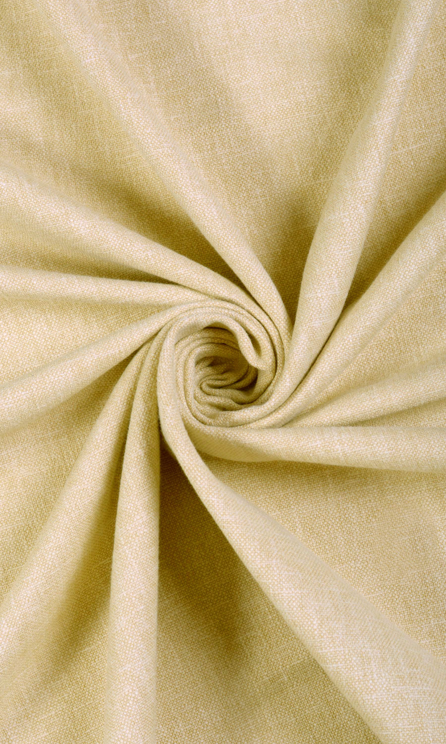 Linen Blend Home Textile Fabric Material Sample (Pale Yellow)