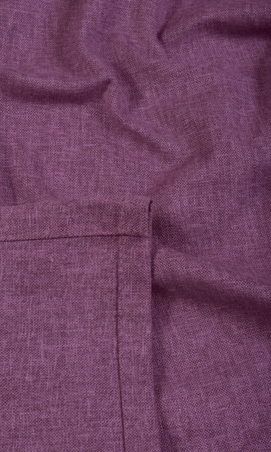 Linen-Blend Pinch Pleat, Rod Pocket, Eyelet Curtains (Lilac Purple)