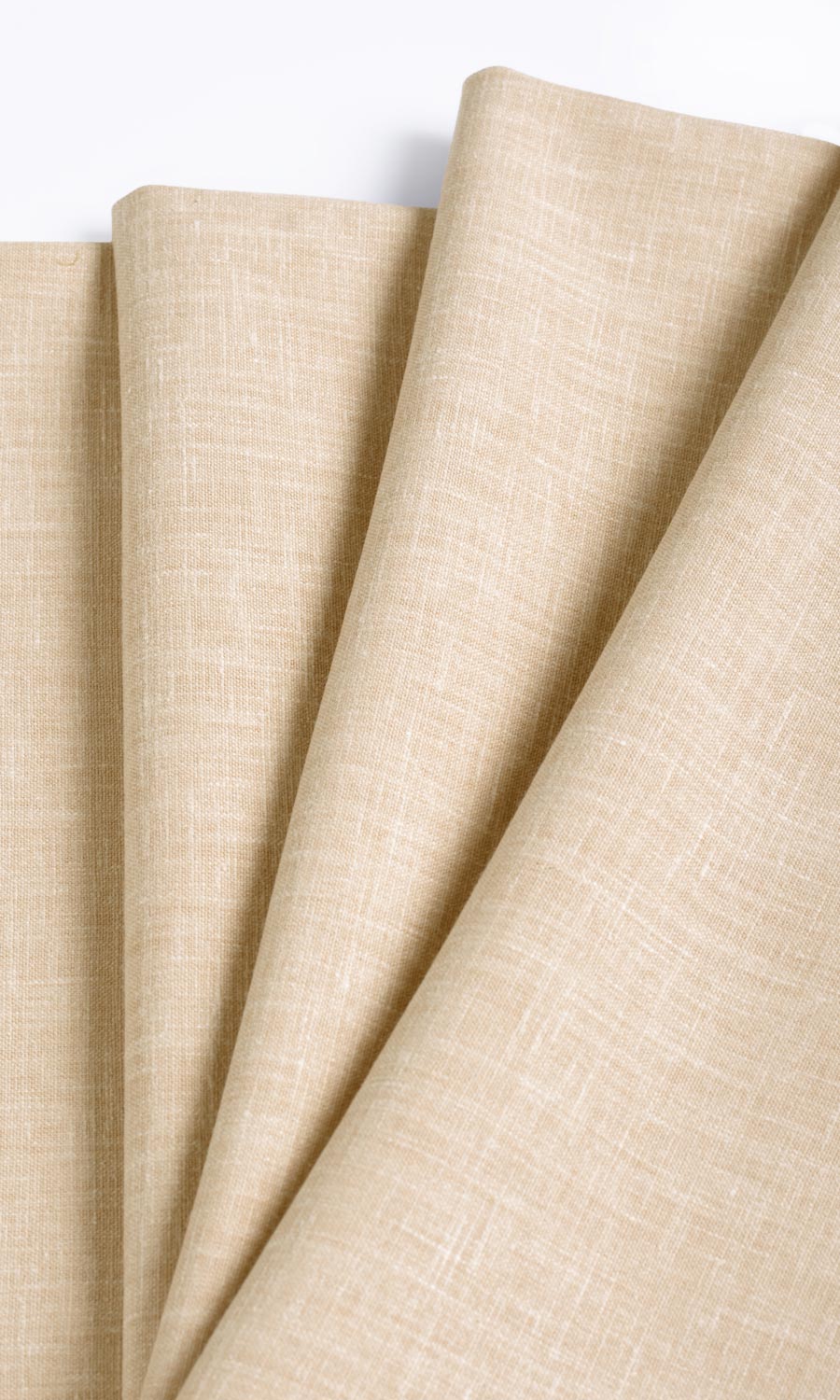 Poly-Cotton Blend Window Treatments Fabric By the Metre (Peach Pink)