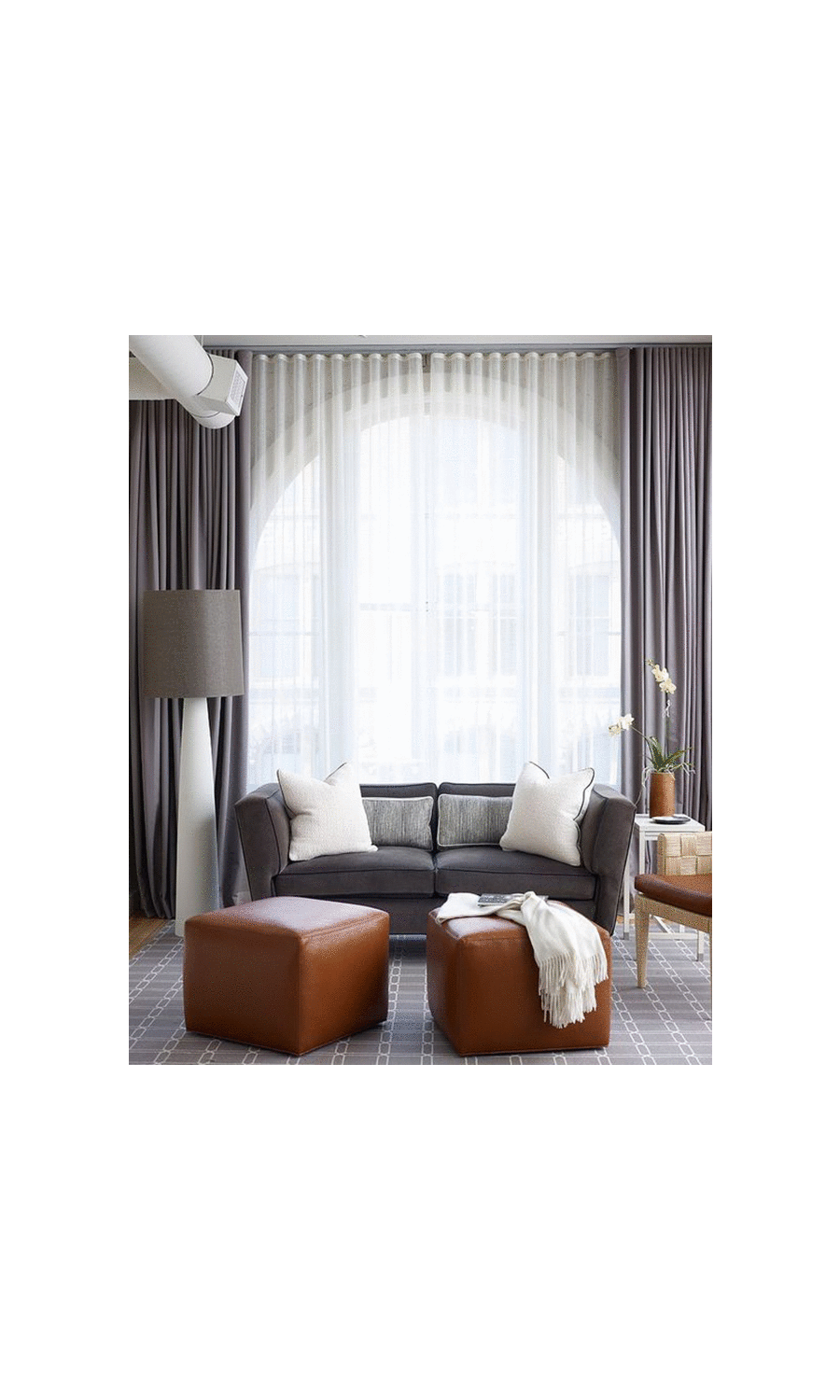 Semi Sheer Home Textile Fabric Material By the Metre (White/ Ivory)