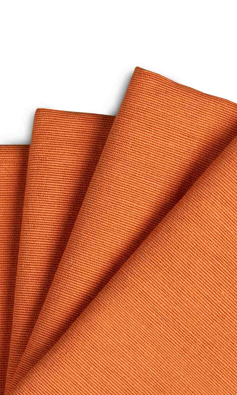 Cotton Curtains for Living, Bedroom, Kitchen, Bathroom (Muted Orange)