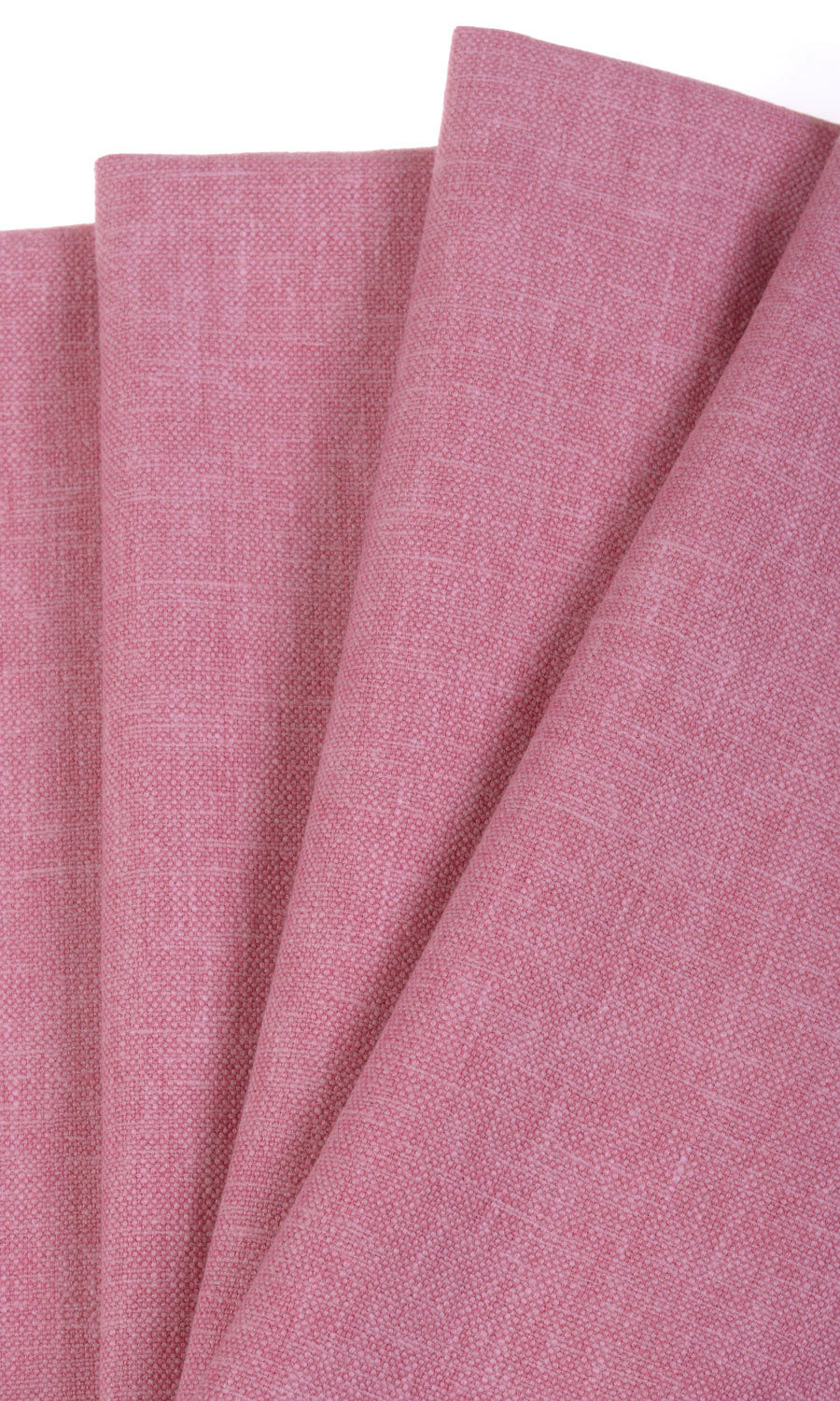 Linen-Blend Made-to-Measure Curtains (Watermelon Pink)