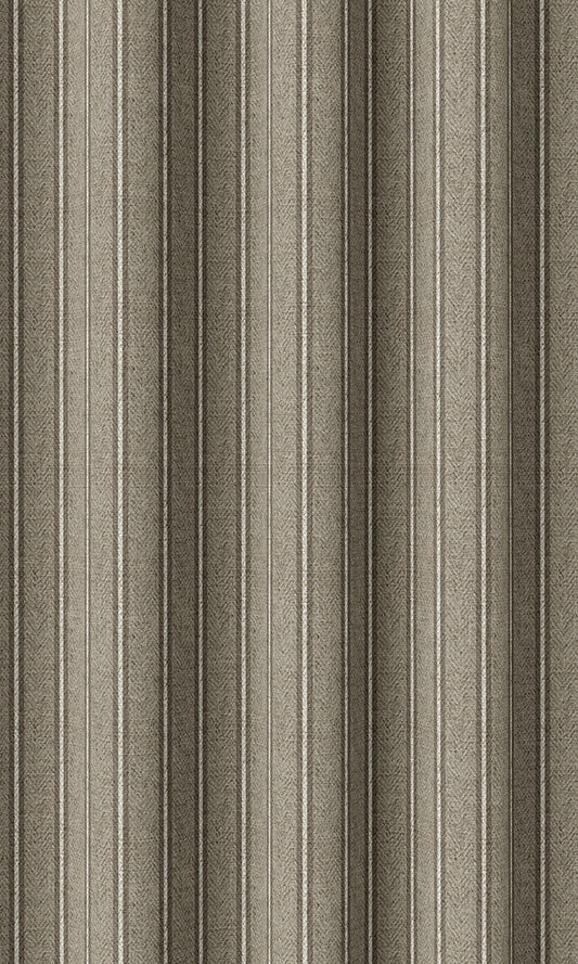Brown & Beige Striped Panels