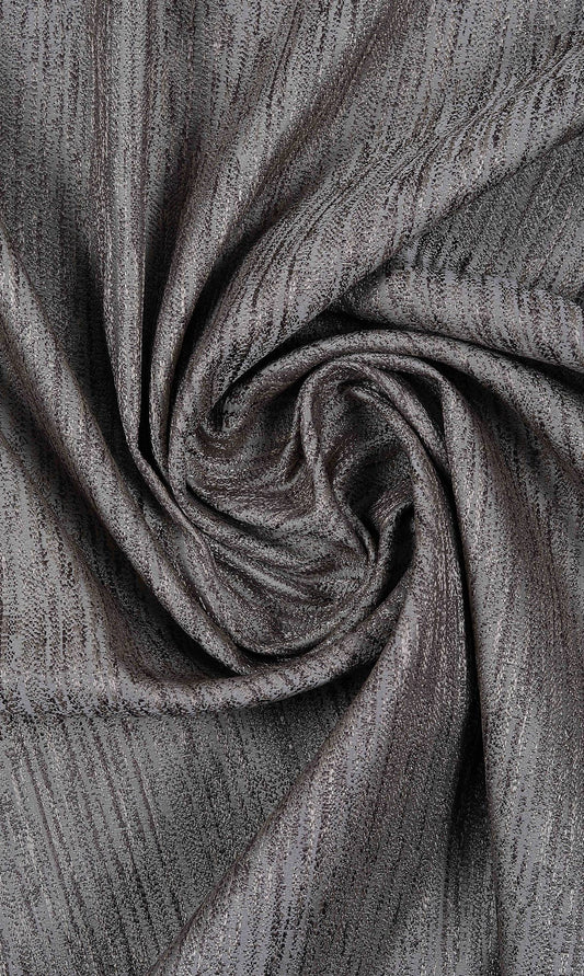 Grey-Brown Silk Custom Curtains