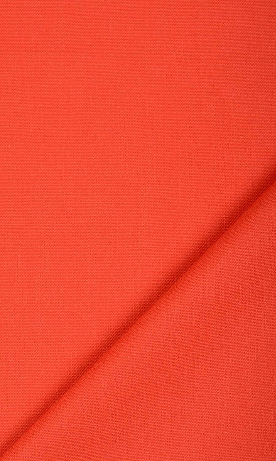 Cotton Blend Fabric By the Metre for Curtains & Drapes (Orange/ Red)