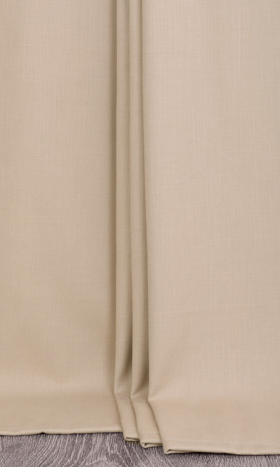 Poly-Cotton Curtains / Drapes / Window Drapery Panels (Brown)