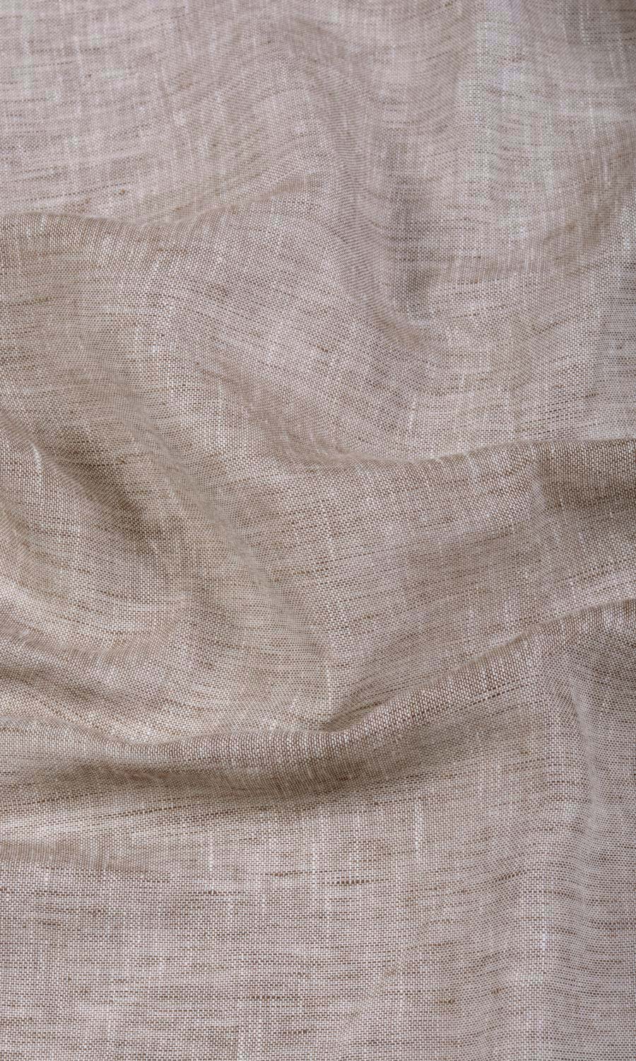 Linen Sheer Home Décor Fabric By the Metre (Brown)