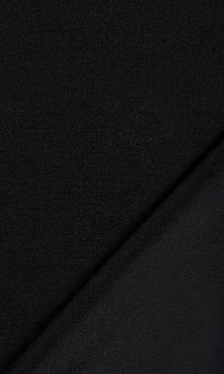 Shantung Silk Made-to-Measure Curtains (Black)